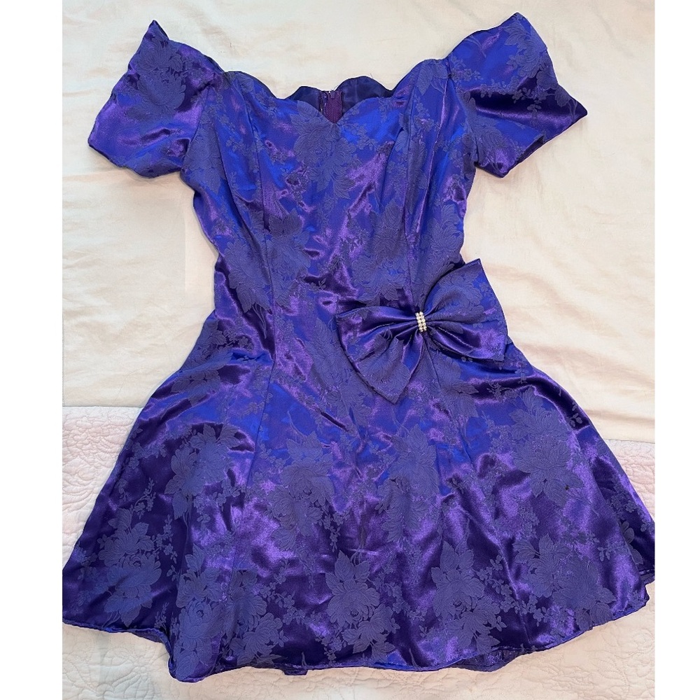 80’s vintage prom/homecoming dress xs